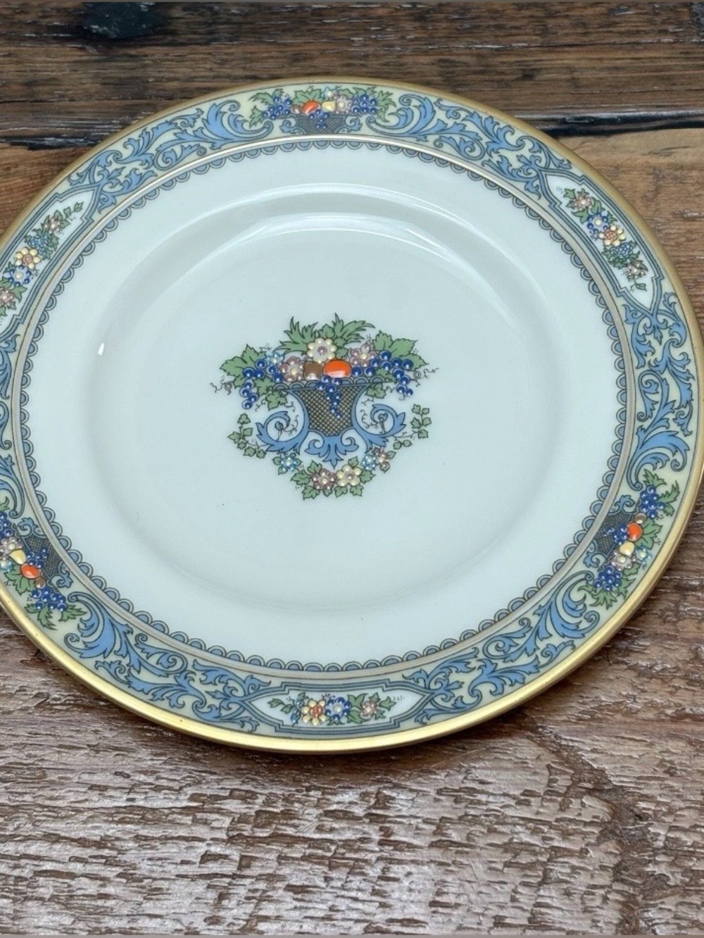 Vintage Lenox Autumn Bread & Butter Plates 6.5” Set of 2 Plates